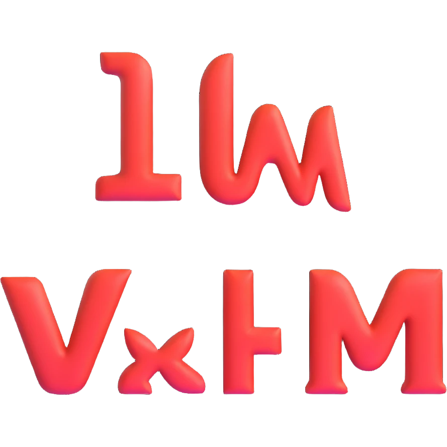 3D Russian Cyrillic letters emoji