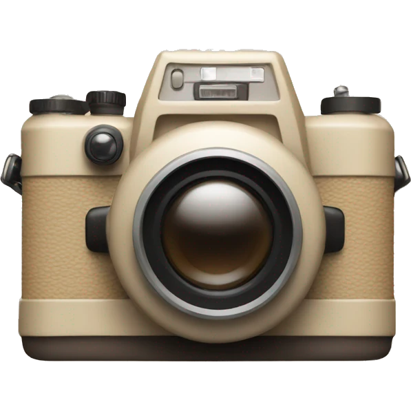 A beige Film Camera  emoji