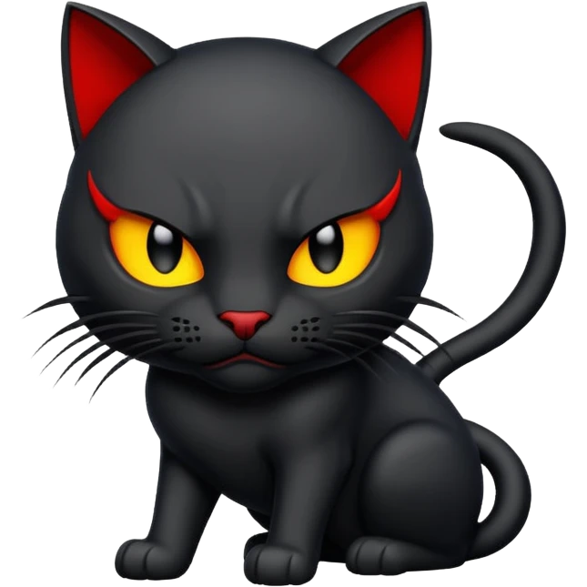 Hell cat  emoji