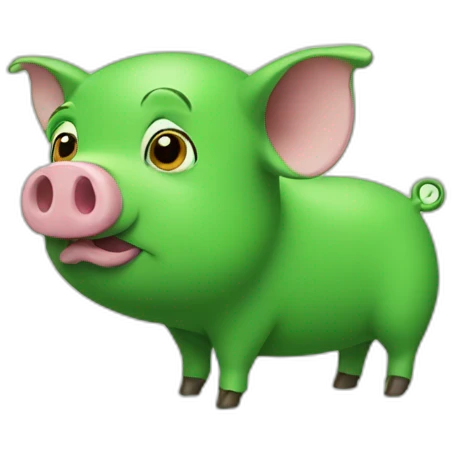 green pig emoji