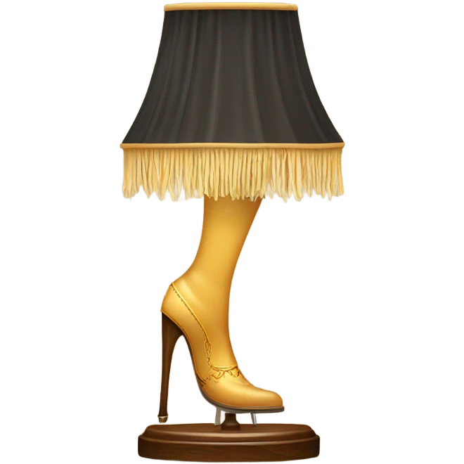 Leg lamp from the movie “A Christmas Story” emoji