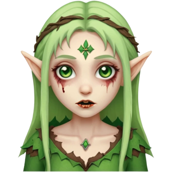 woman elves zombie  emoji