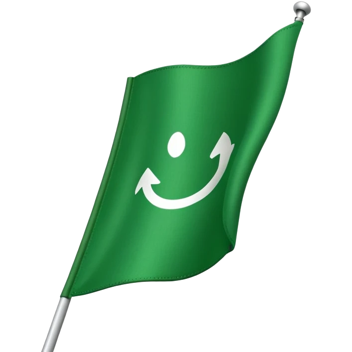 green flag emoji