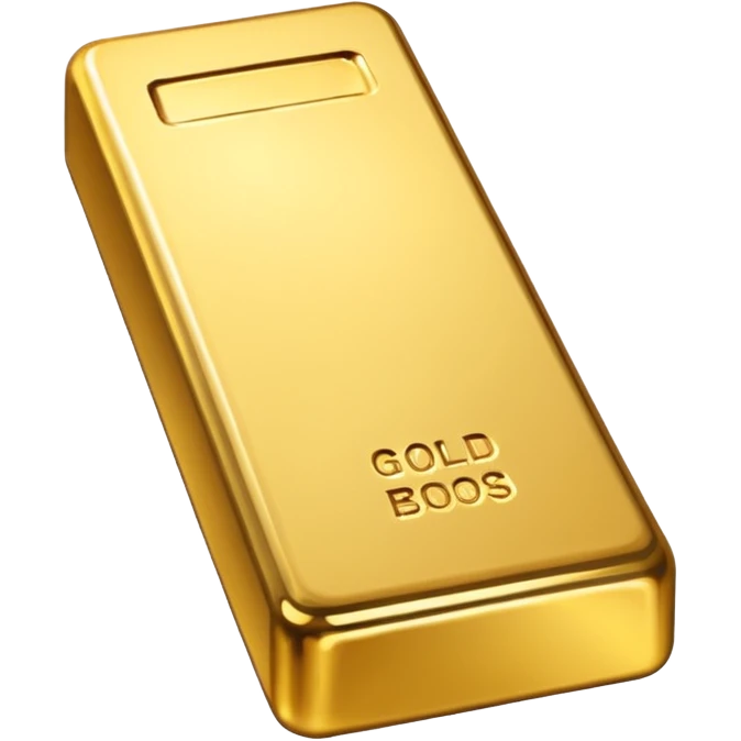 Gold bar emoji