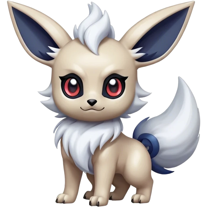 Epic Shiny Cool Cute Kawaii Eevee-Absol-Zorua-Pokemon Full Body emoji