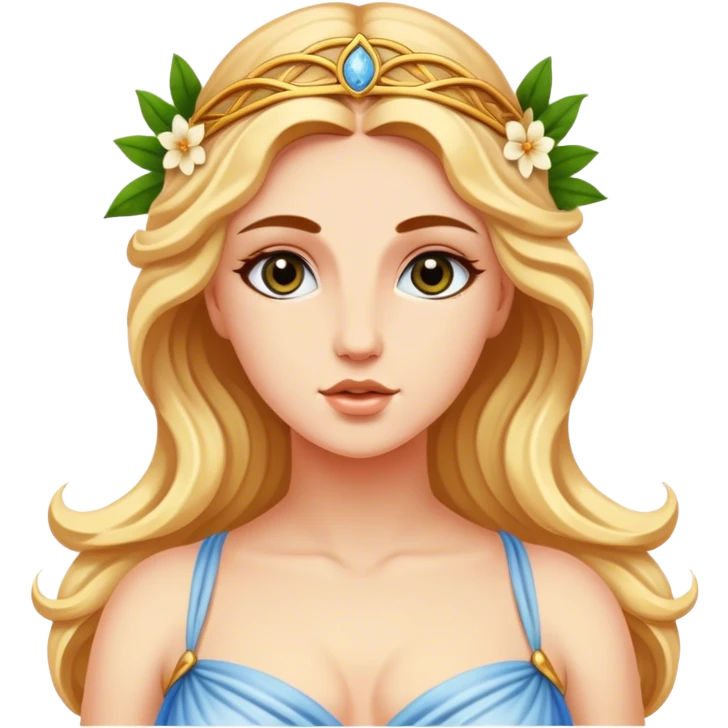 Greek goddess Aphrodite emoji