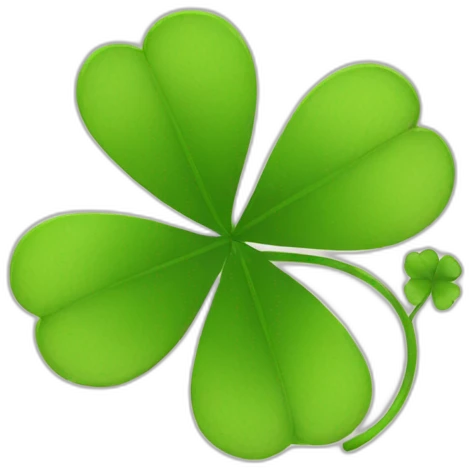 flower of clover emoji