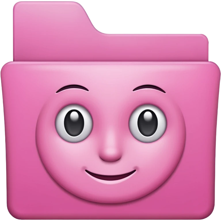 mix pink forward facing folder emoji