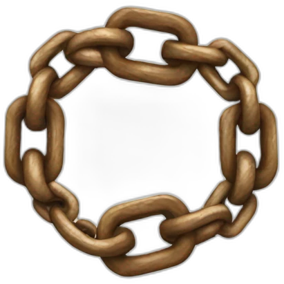 Chain broken in the middle emoji