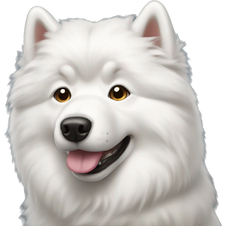 Samoyed dog  emoji