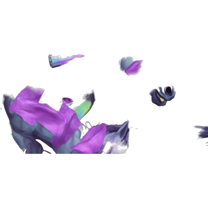 .Zombie_ Vaporwave black holographic oilslick zombie unicorn yellow caution tape graffiti Pegasus emoji