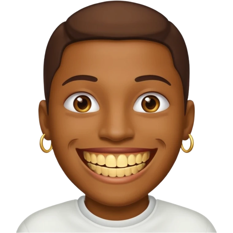 Smile with grillz emoji