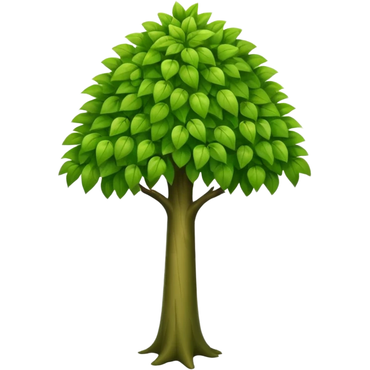 Tree plant emoji