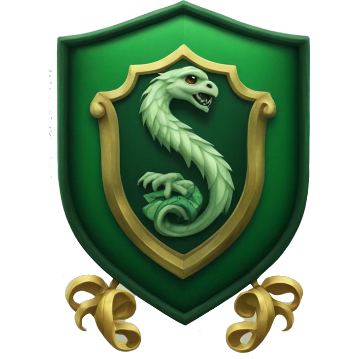 Slytherin crest  emoji