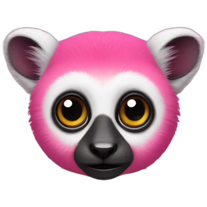 Pink lemur emoji