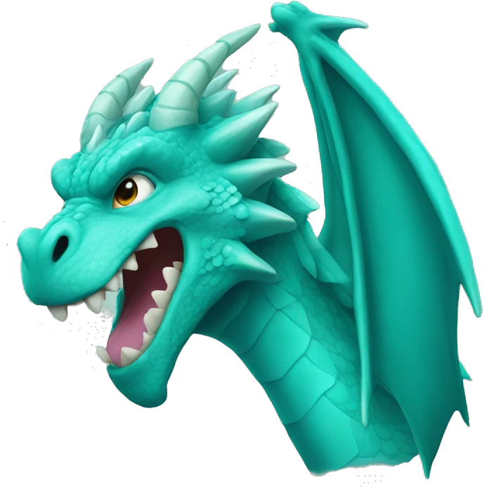 turquois dragon emoji