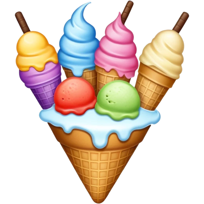 ice creams bar emoji