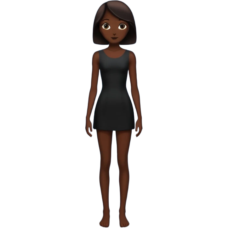 silhouette of a person in a graceful stance emoji