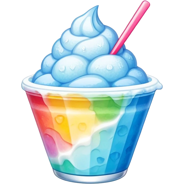 Shaved ice emoji