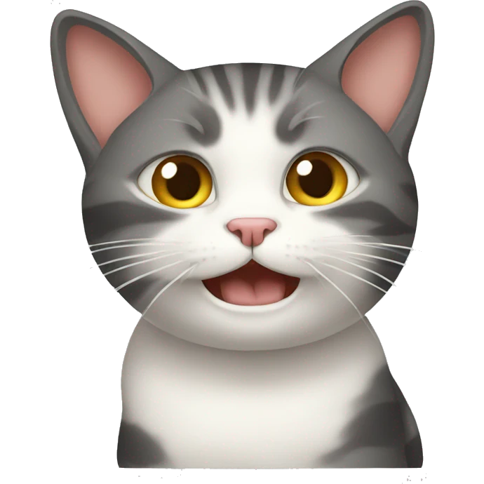 Cat eat bread emoji