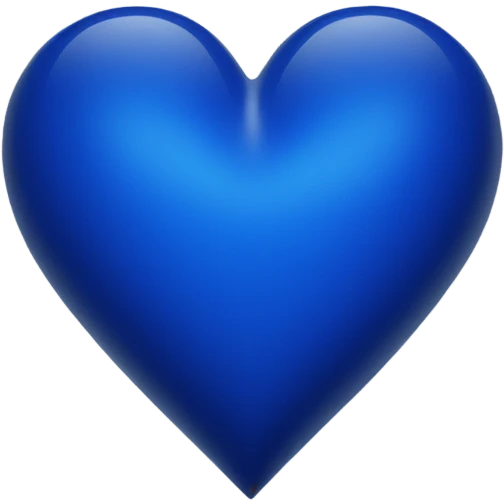royal blue heart emoji