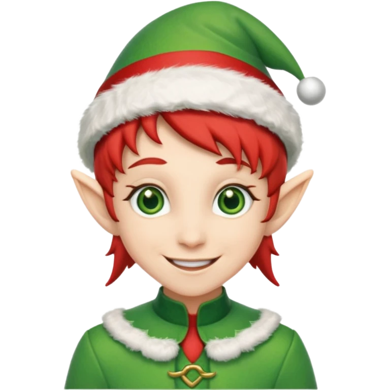 christmas elf head emoji