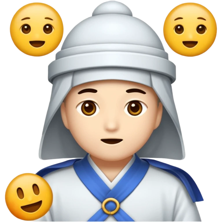 로보트 얼굴 이모지+뒷배경에 불+배터리 emoji