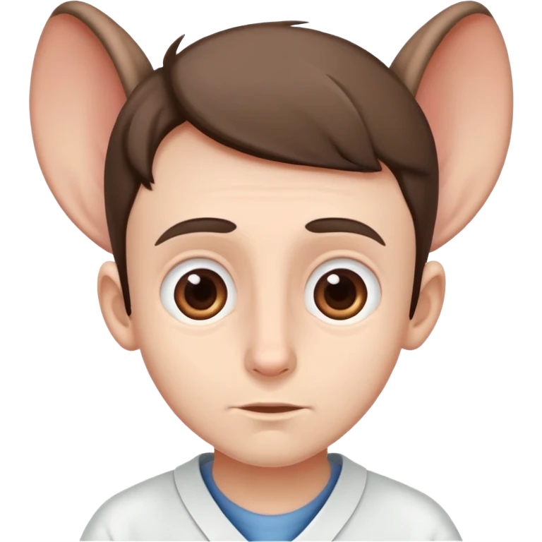 Парень терпеливый с большими ушами  emoji