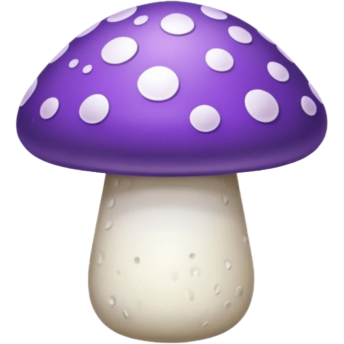 cogumelo roxo e branco emoji