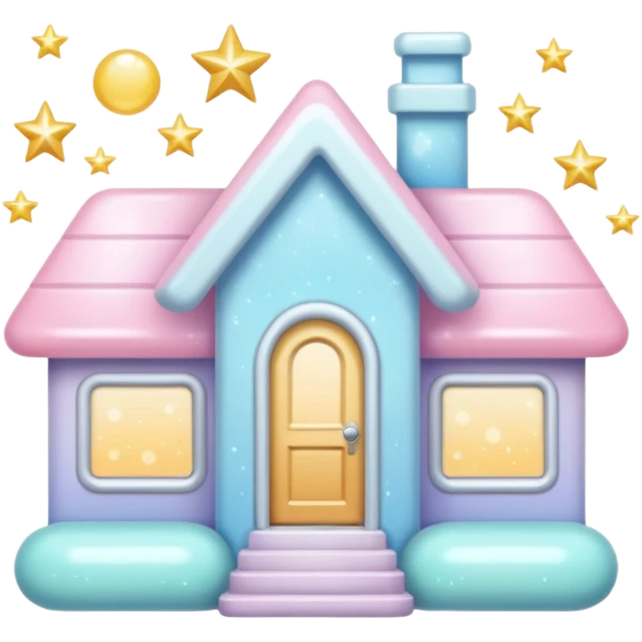 Sparkly shiny smooth soft pastel colorful pastel bright light whitish home decoration aesthetic beauty item scene scenic emoji
