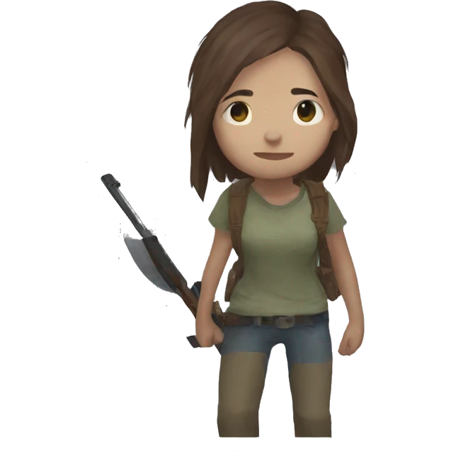 Ellie the last of us Little bit dezoom emoji