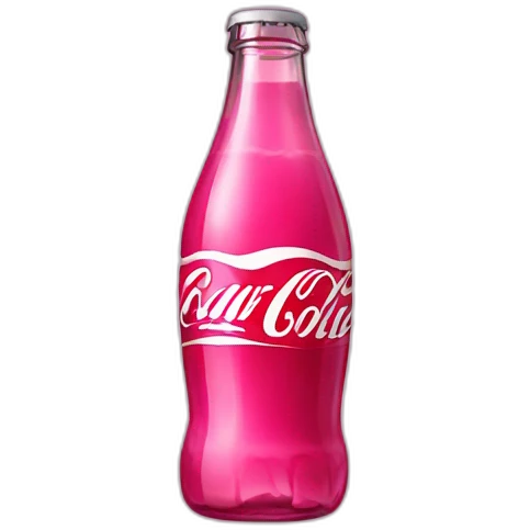 pink coke bottle emoji