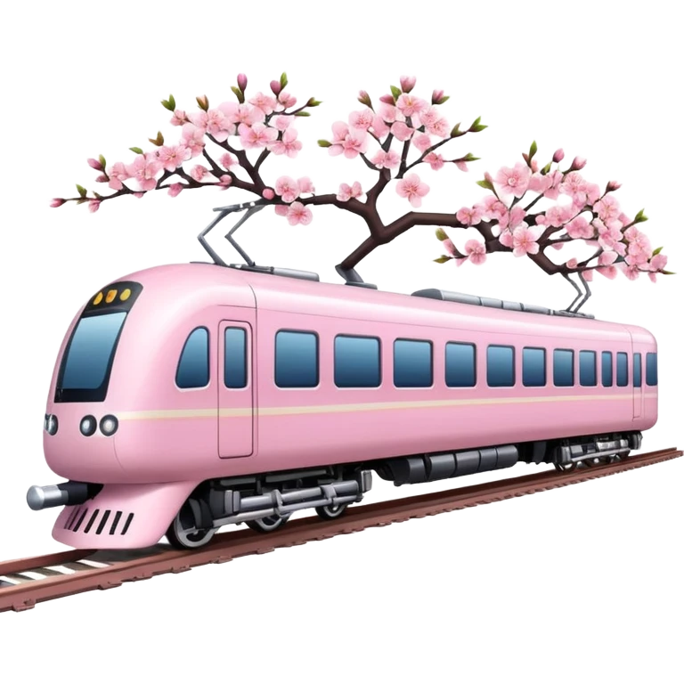 Create a japanese pink train emoji