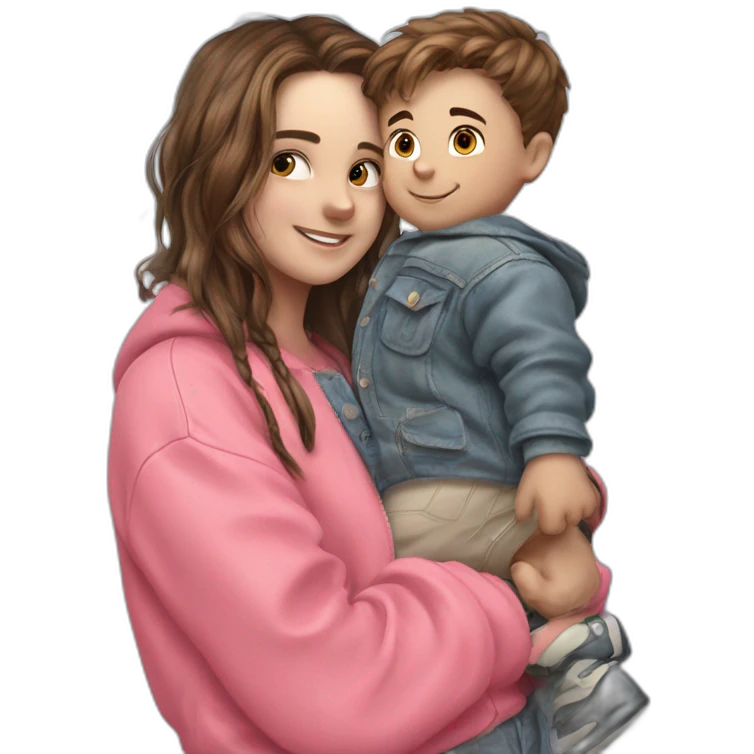 happy siblings emoji