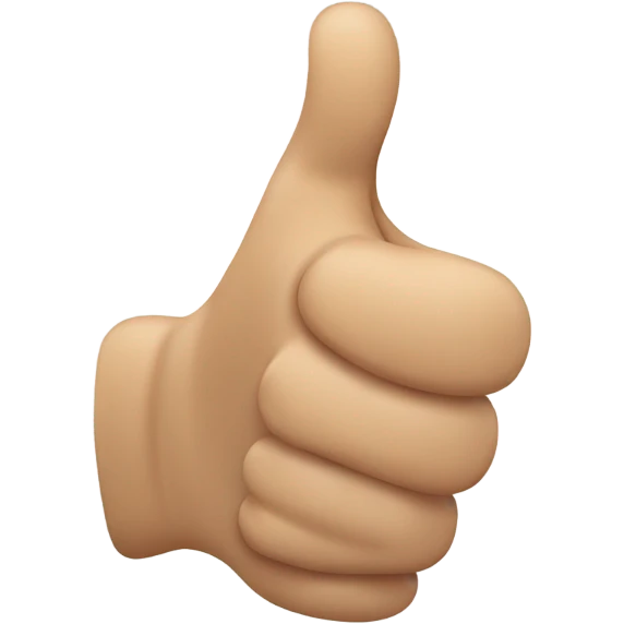 Big thumbs up emoji