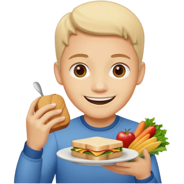 lunch time emotion simply emoji