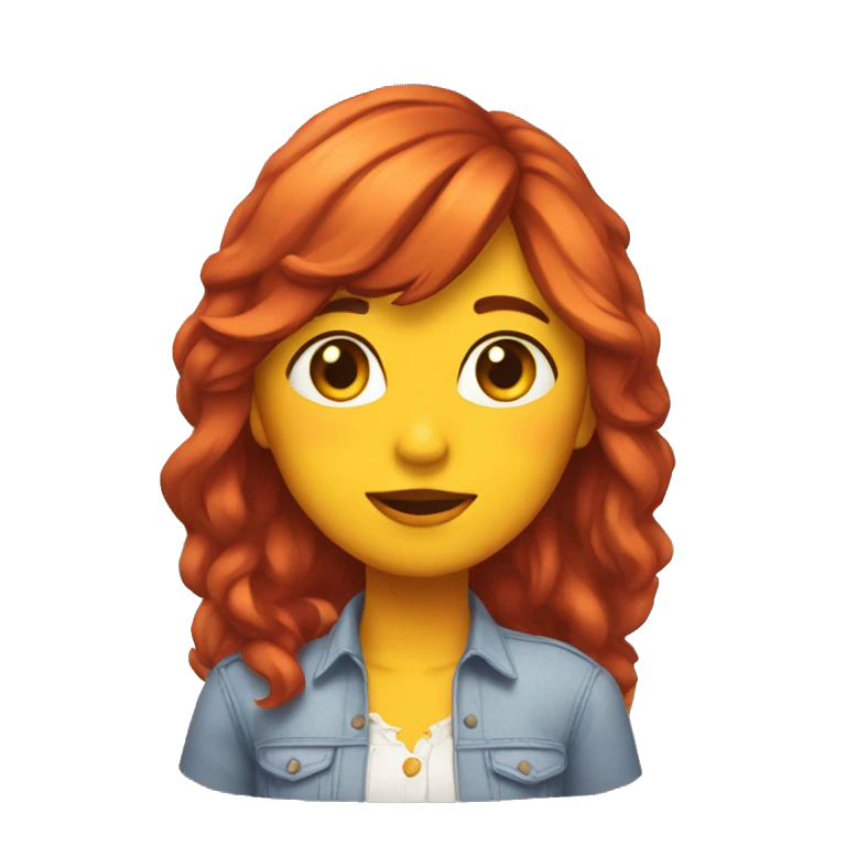 Chica pelirroja  emoji