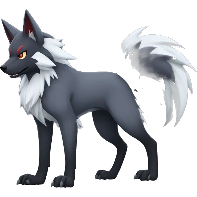 Zoroark-Mightyena full body emoji