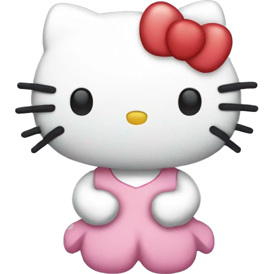 hello kitty i love you emoji