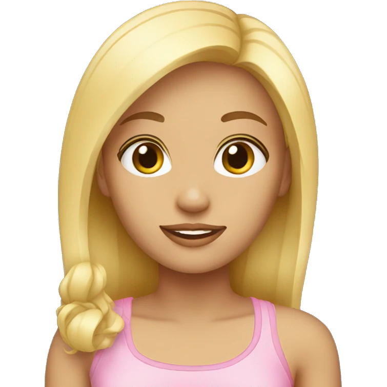 Girl blonde emoji