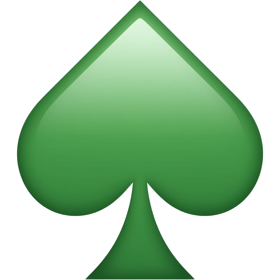 Green diamond as in cards. Diamond not this. emoji