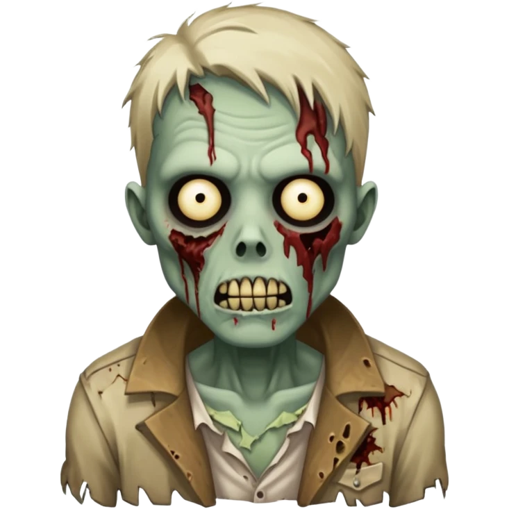 detailed zombie emoji