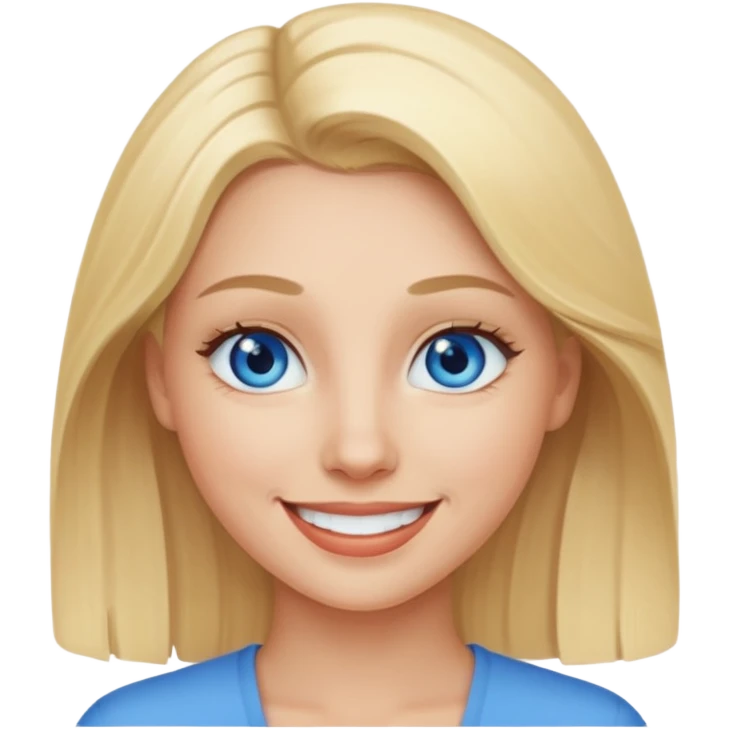 Female blonde hottie emoji