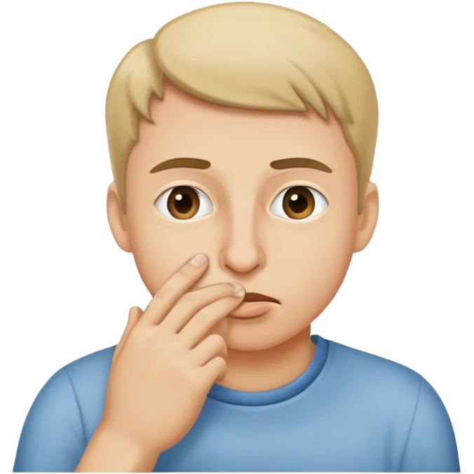person picking their nose emoji