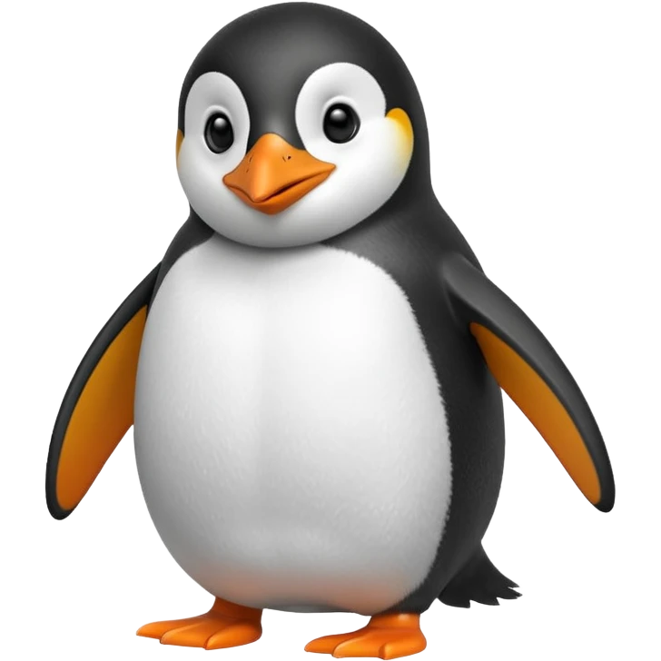 a smiling penguin emoji