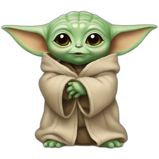 baby yoda at university emoji