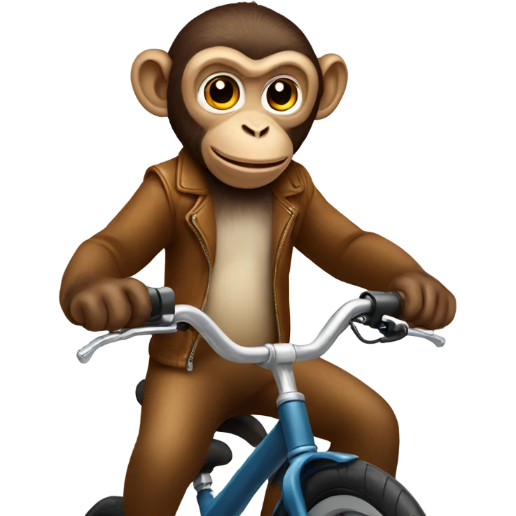 Monkey on a bike emoji