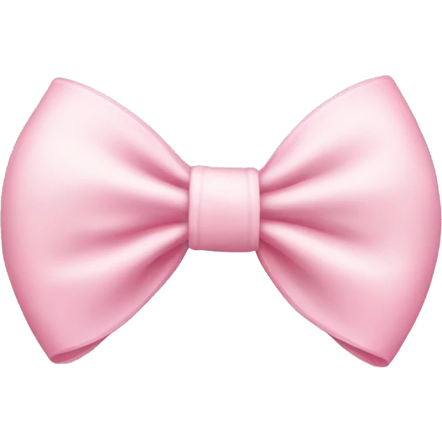 Light pink bow emoji