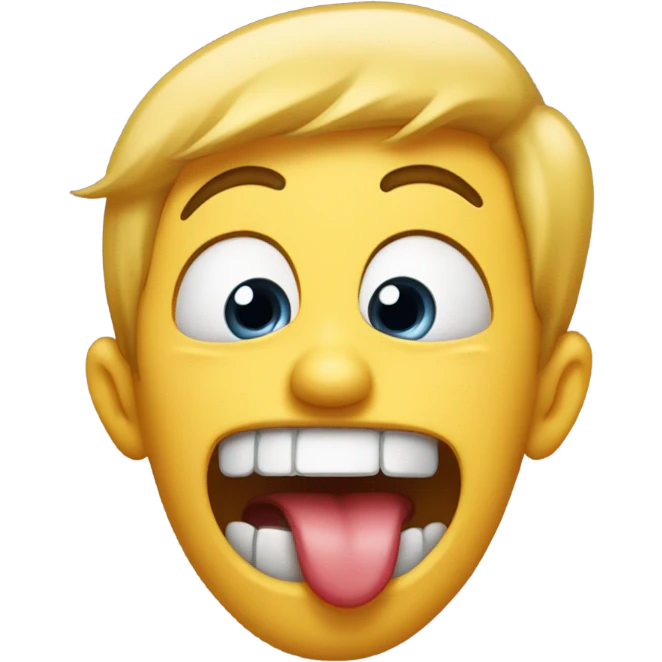 hungry thirsty goofy emoji