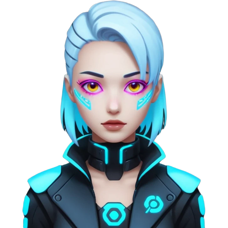 cyberpunk person emoji